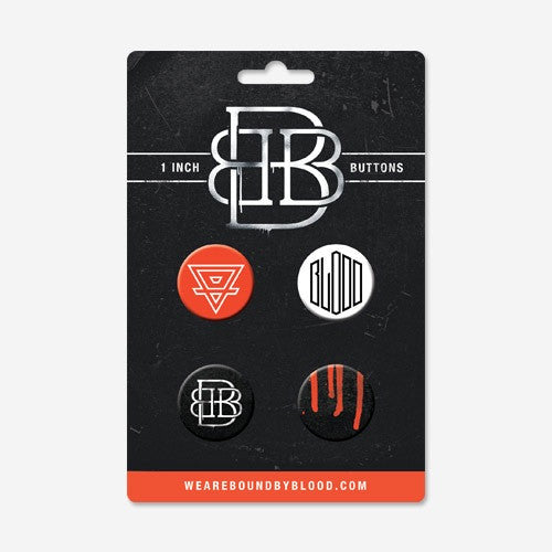 Bound By Blood 1-inch Button Set