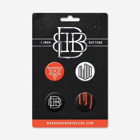 Bound By Blood 1-inch Button Set