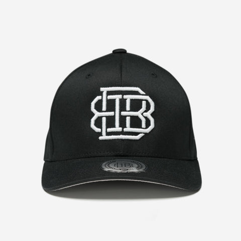 Bound By Blood Monogram Black and White Unisex Flexfit Hat