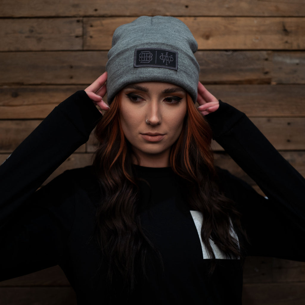 Bound By Blood Monogram Patch Beanie