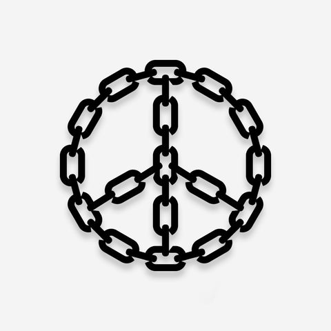 Bound By Blood Peace Chain Vinyl Decal