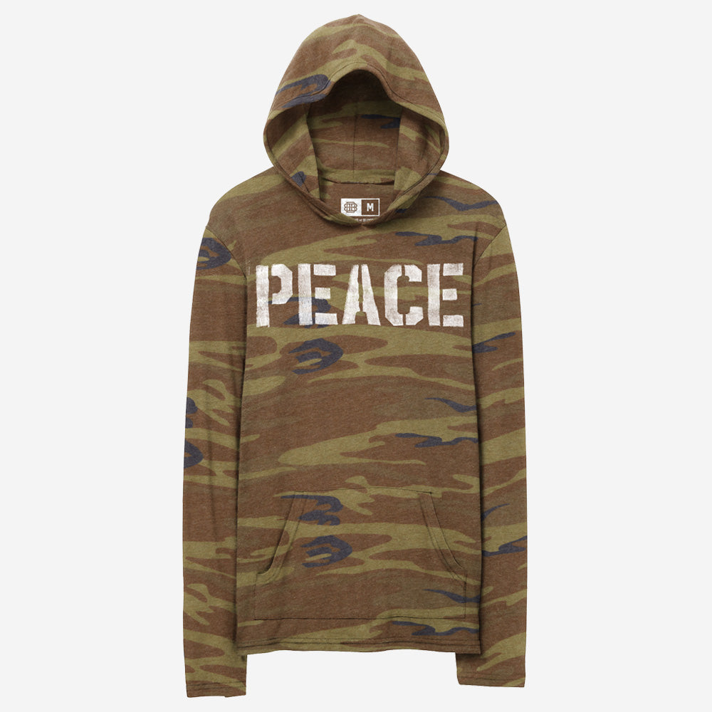 Bound By Blood Peace Stencil Camo Unisex Lightweight Hoodie