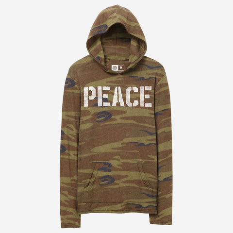 Bound By Blood Peace Stencil Camo Unisex Lightweight Hoodie