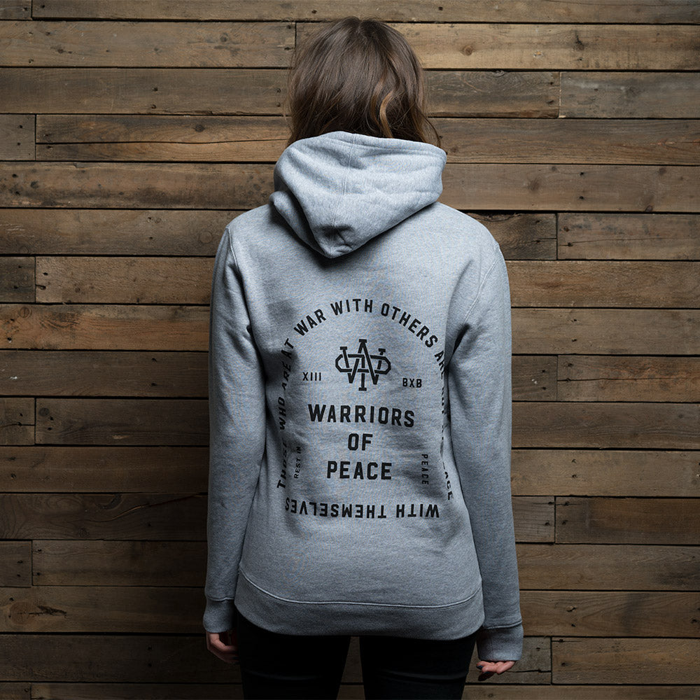 Bound By Blood Rest In Peace Heather Grey Unisex Pullover Hoodie