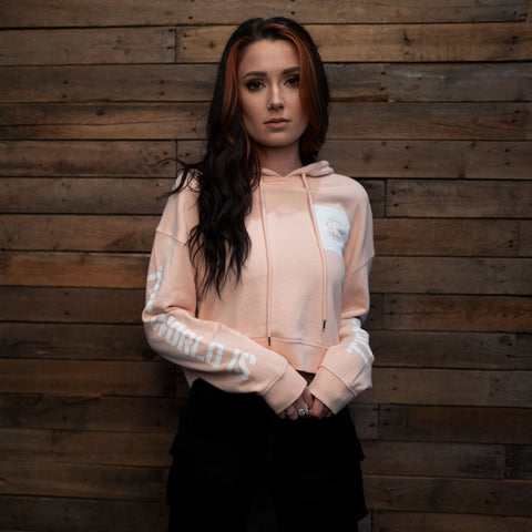 Bound By Blood Tired of Hate Women's Crop Hoodie