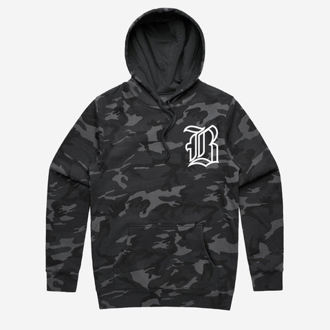 Bound By Blood Warriors Black Camo Hoodie