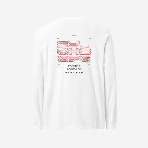 By Ghosts Cyberpunk (White/Red)