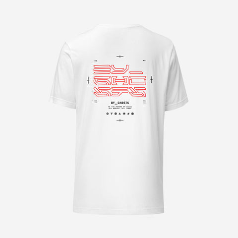 By Ghosts Cyberpunk (White/Red)