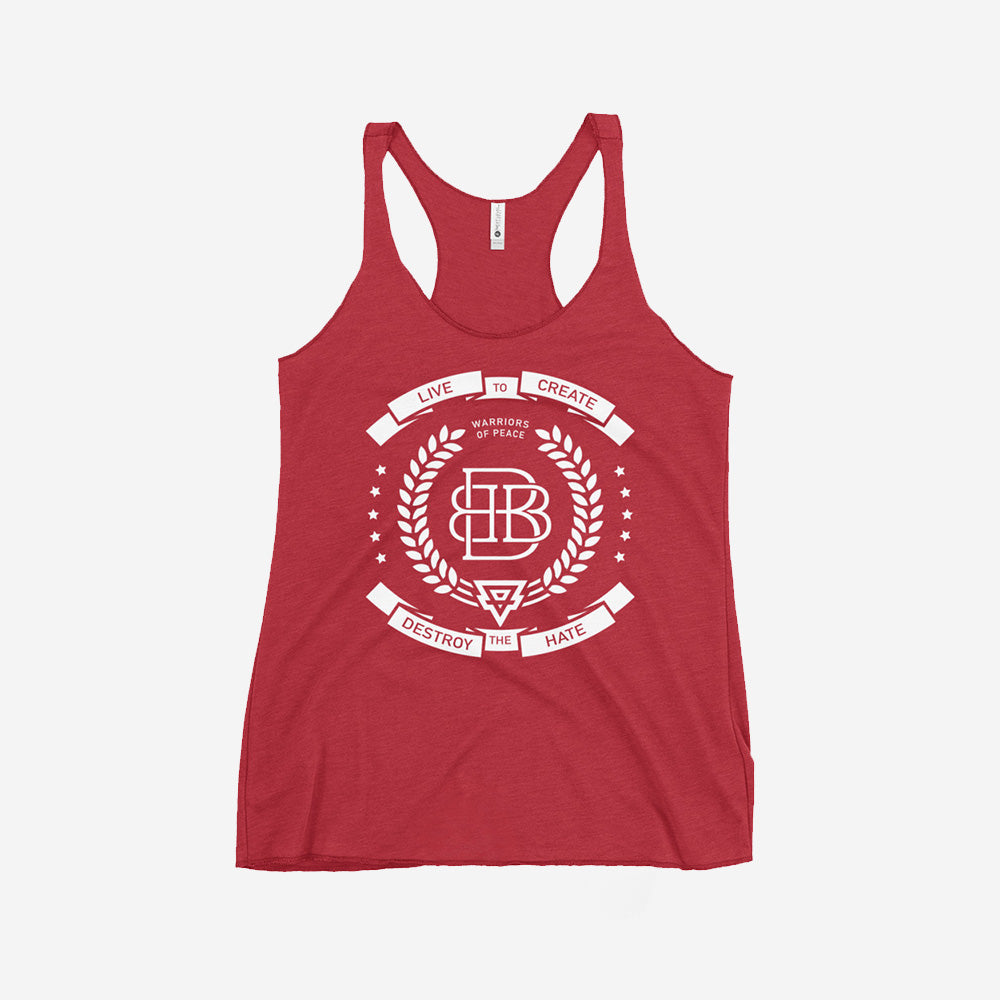 Bound By Blood Live to Create Women's Racerback Tank