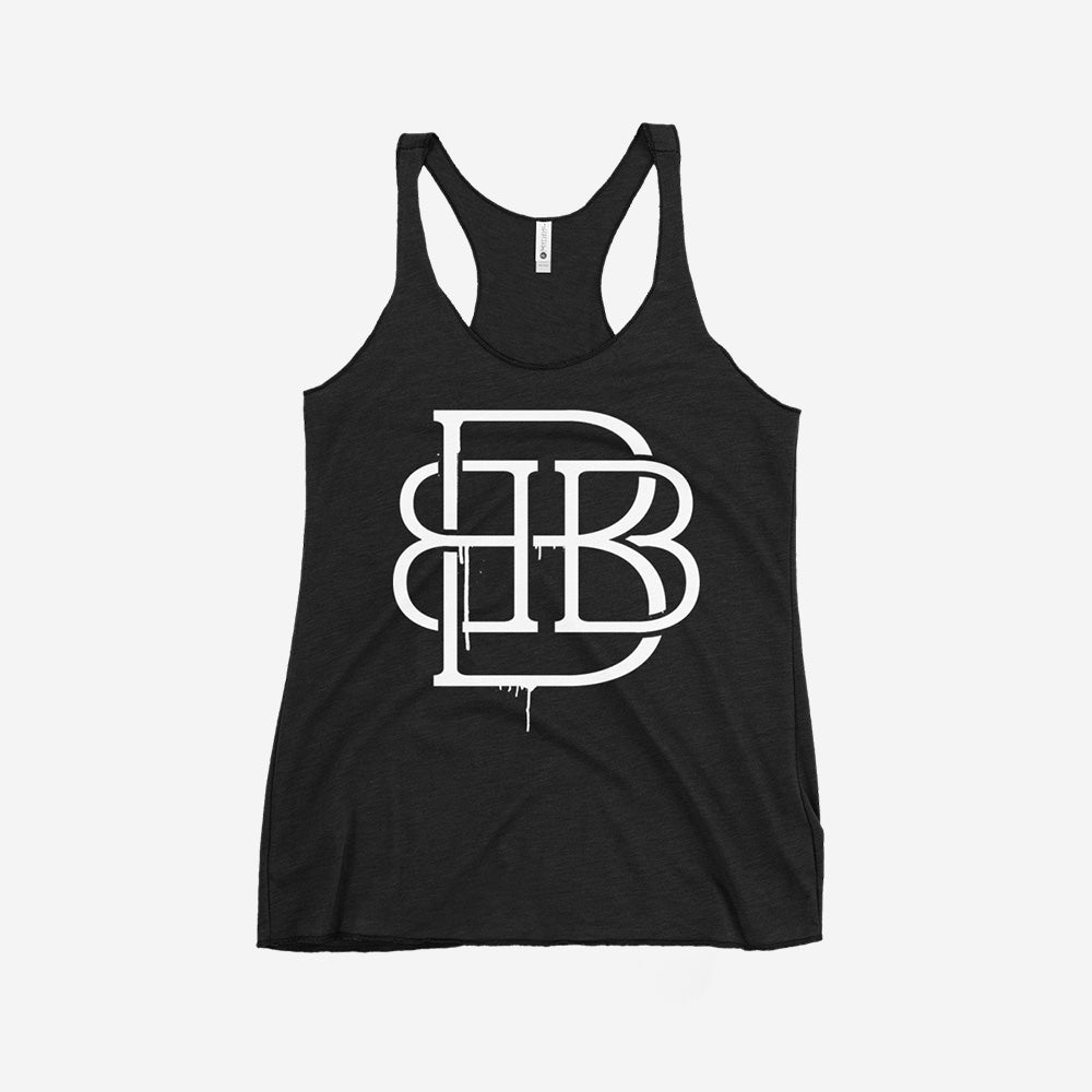 Bound By Blood Monogram Stencil Women's Racerback Tank