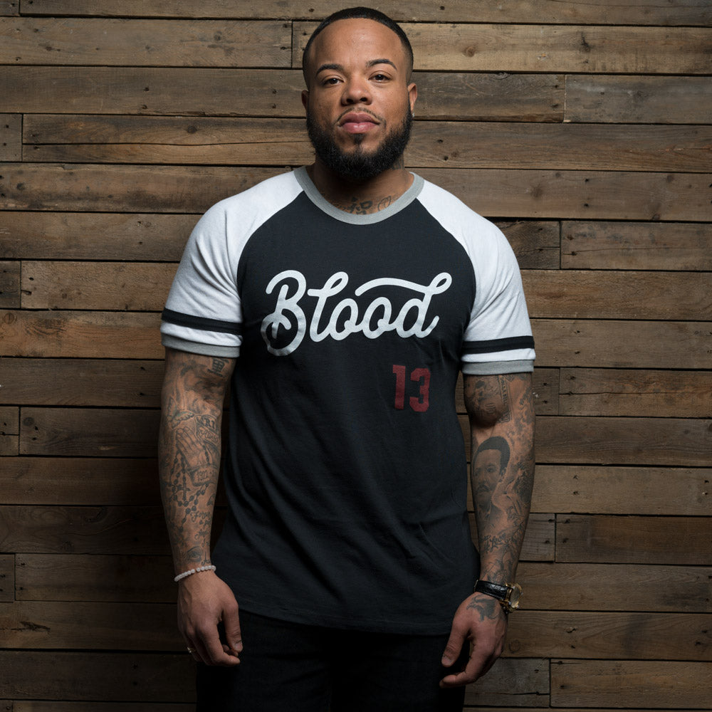 Bound By Blood MVP Black Unisex Baseball Jersey T-Shirt