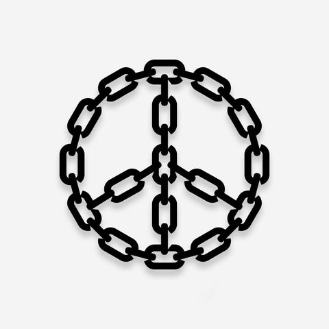 Bound By Blood Peace Chain Vinyl Decal
