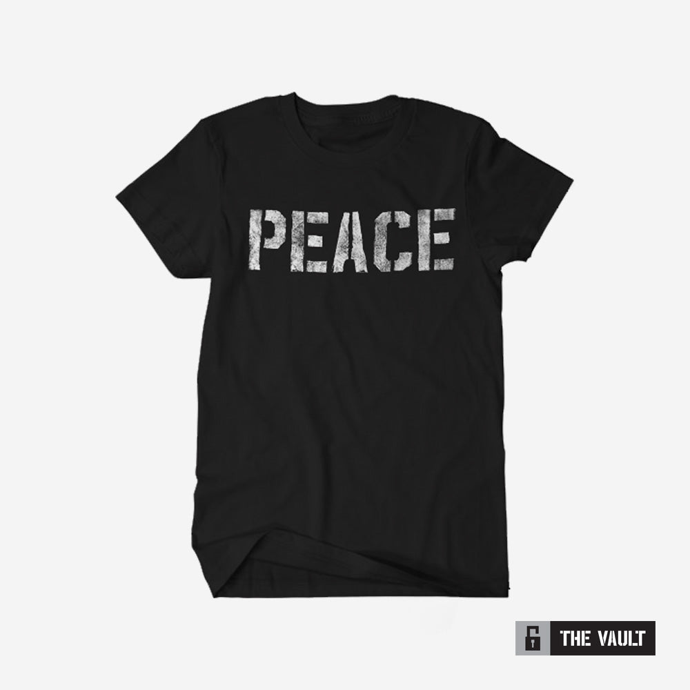 Bound By Blood Peace Stencil Black Unisex T-Shirt