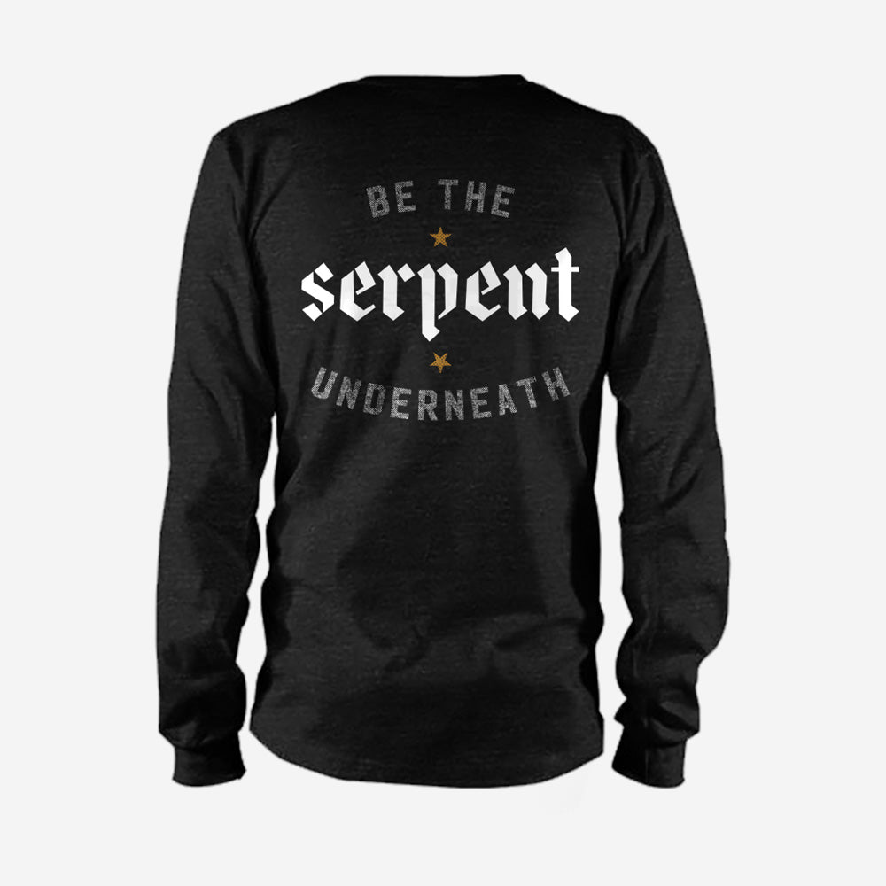 Bound By Blood Serpent Black and Gold Unisex Longsleeve T-Shirt