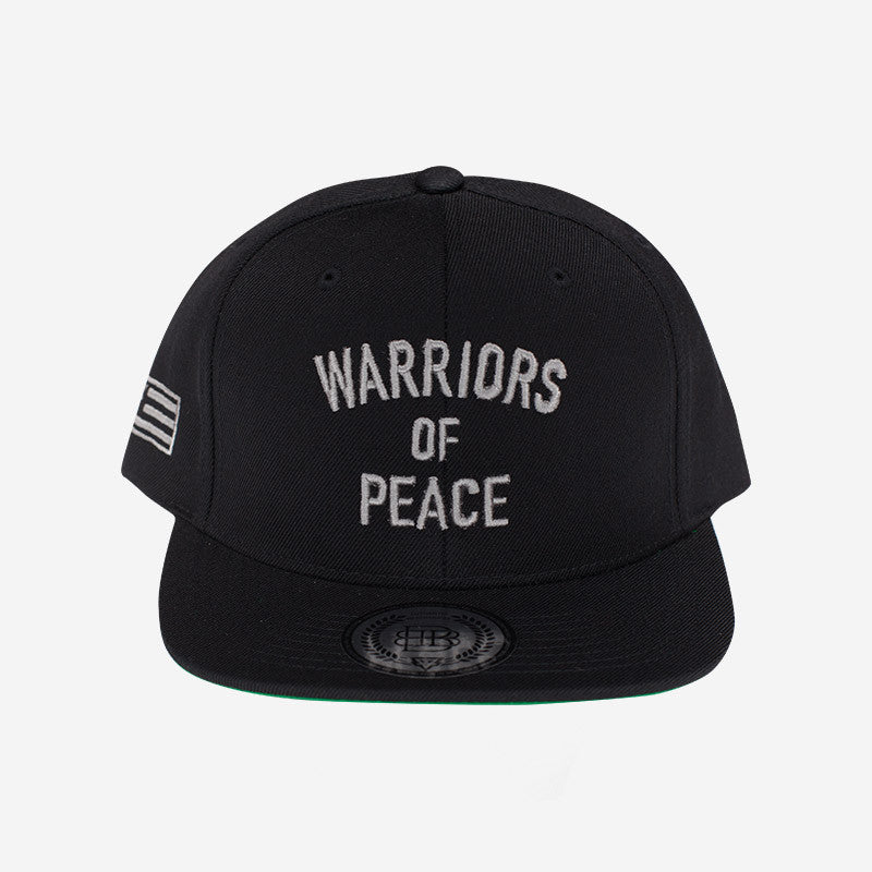 Bound By Blood Warriors of Peace Black & Grey Flatbrim Snapback Hat